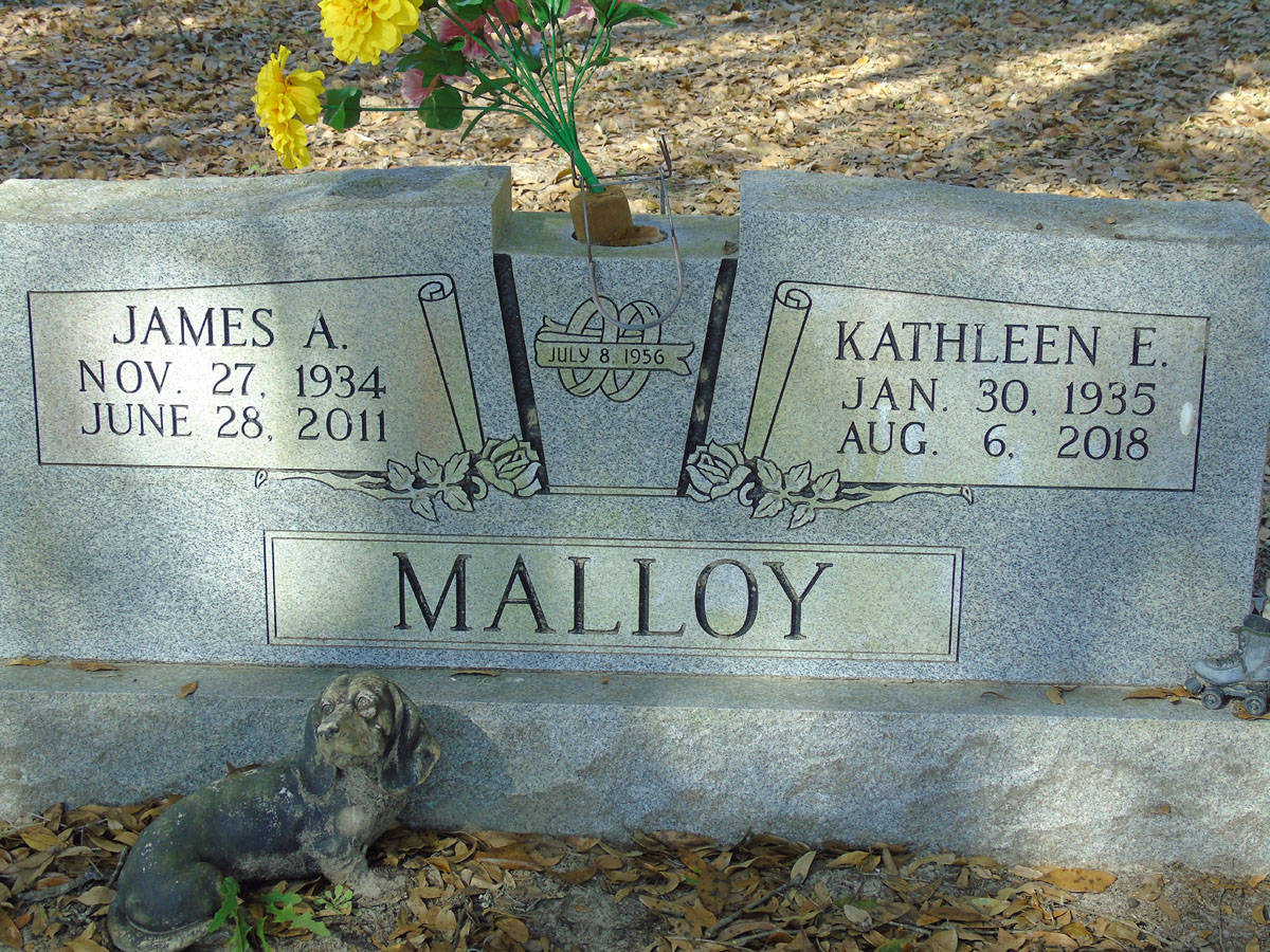 Headstone for Malloy, James A.